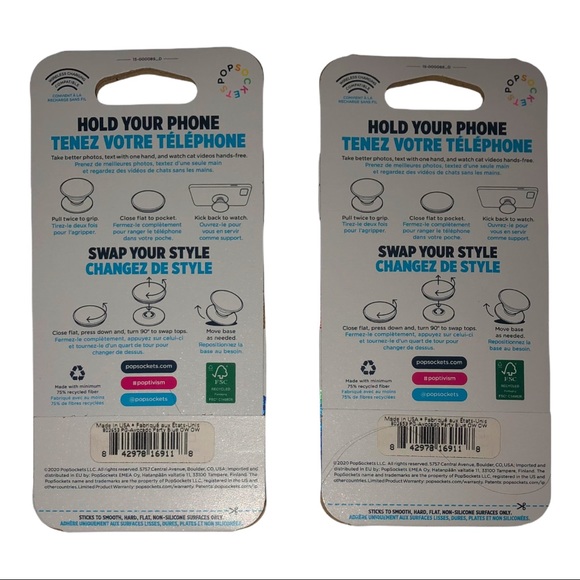 Pop sockets Popgrip (NWT) - Picture 2 of 3